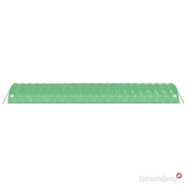 Szklarnia ze stalową ramą zielona 132 m 22x6x285