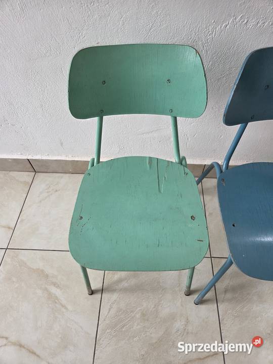 Krzesła metalowe Barłogi