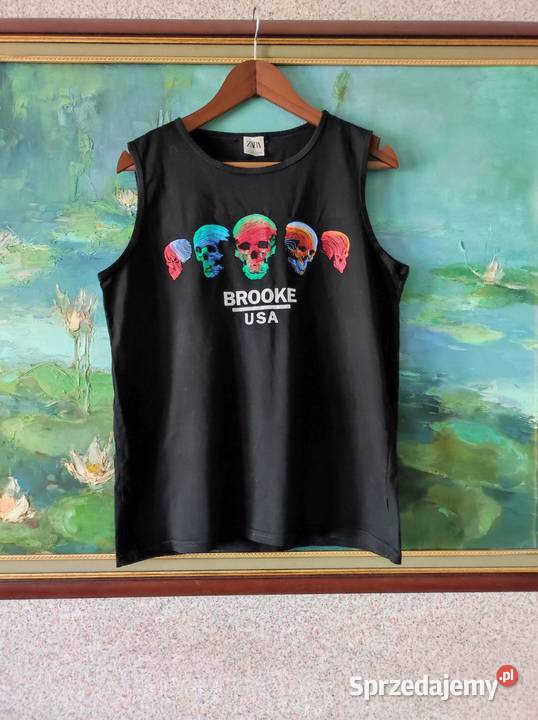 koszulka bluzka tshirt czaszki nadruk 3d uniseks Rozmiar L świętokrzyskie