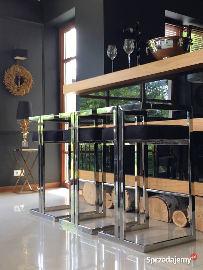 Hoker barowy stołek barowy krzseło barowe Hilton Stoły, krzesła, biurka Piaseczno