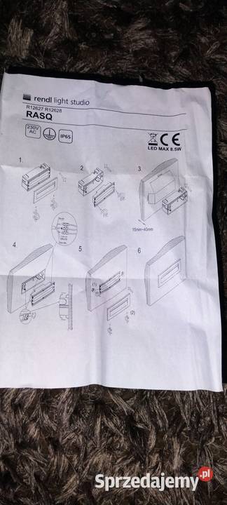 Lampy LED wpuszczana Pozostałe Dom i Ogród Łódź