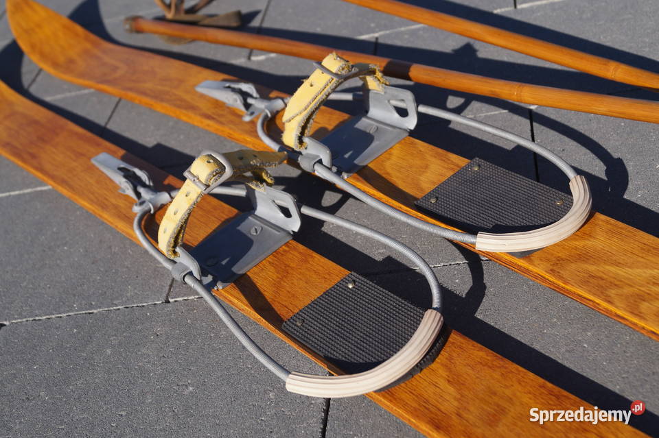 Stare narty dziecięce 100 kijki Pruchnik