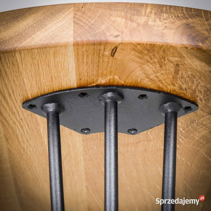 Noga HAIRPIN z pręta potrójna 40 CZARNA