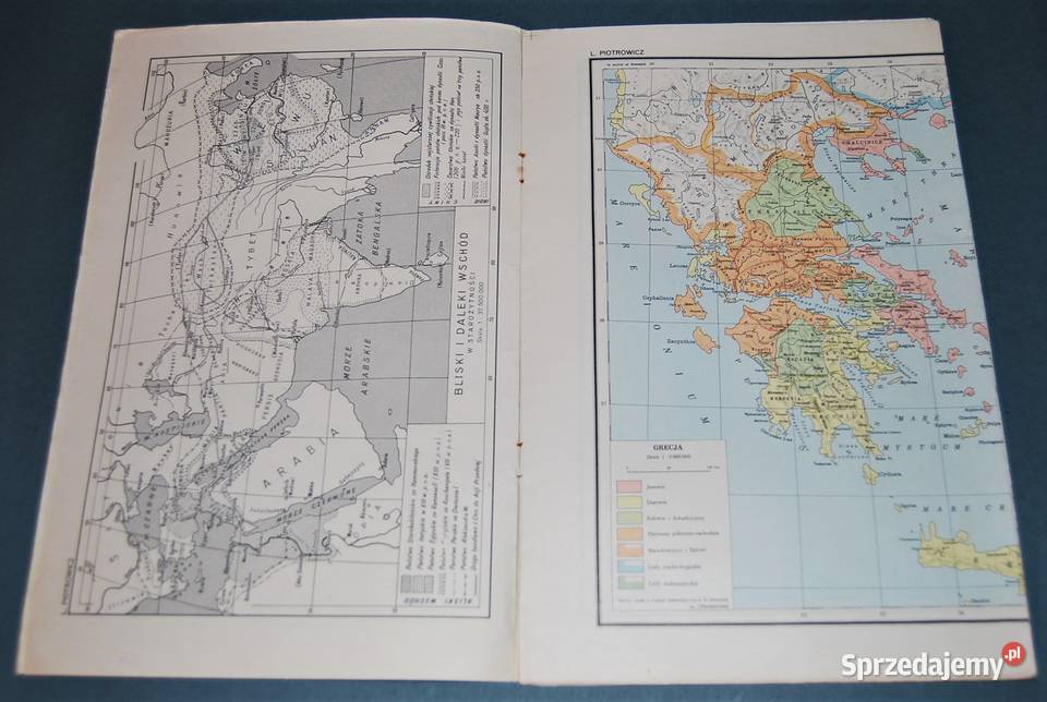 Mały Atlas Historyczny Wyd 1972r Starocia mazowieckie Warszawa