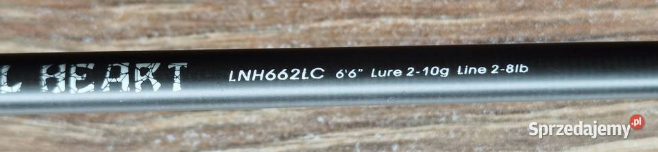 Casting Lureleader Natural Heart LNH662LC Wędkarstwo Janki