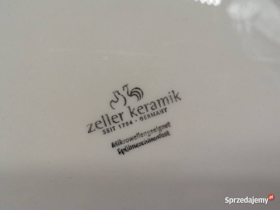 Talerz ceramiczny Zeller Keramik z motywem misia wielkopolskie Raszków