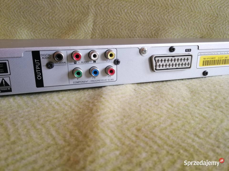 Odtwarzacz DVD LG DVX276 z oryginalnym pilotem LG Szczecin sprzedam