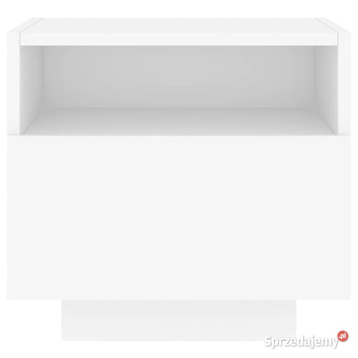Szafka nocna z podświetleniem LED biała 40x39x37 Warszawa