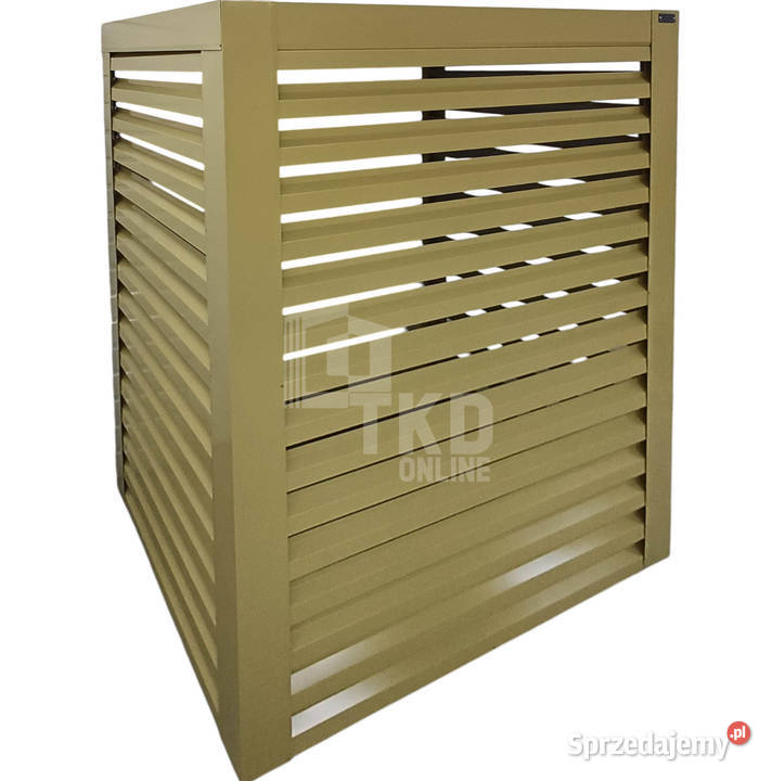 Osłona pompy ciepła 90x40x140 żółty Zabudowa Jastrowie