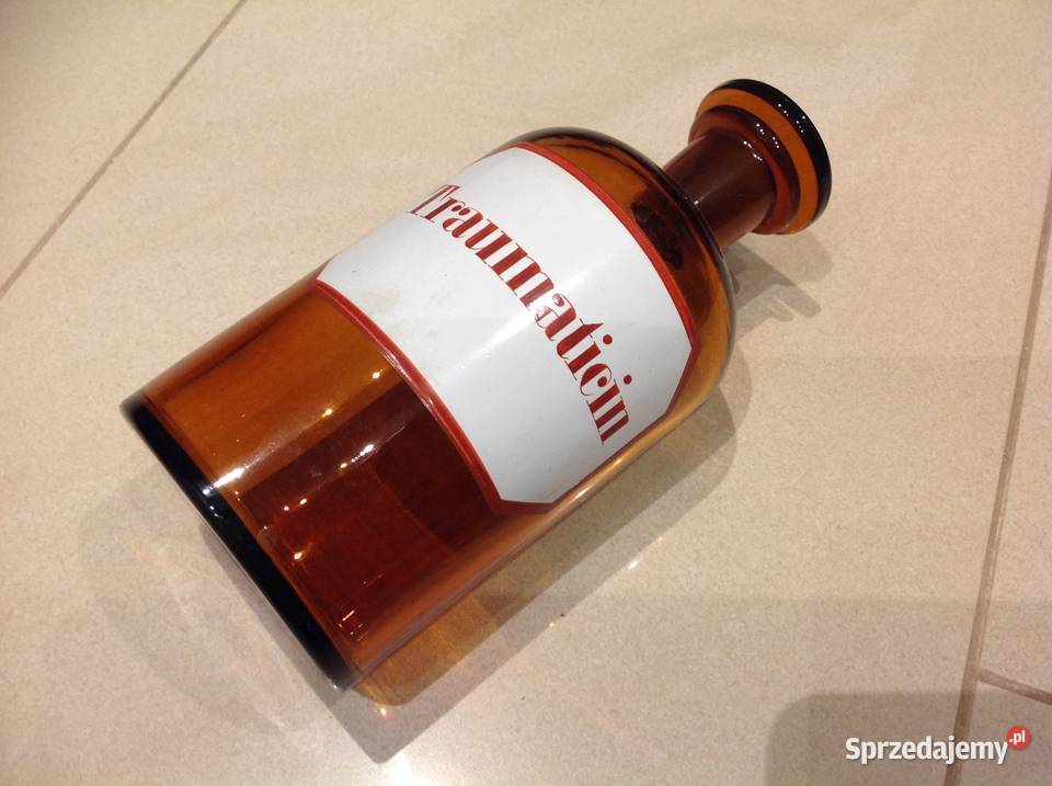 Butelka Szklana Apteczna Stara Sygnowana Nowa Sól