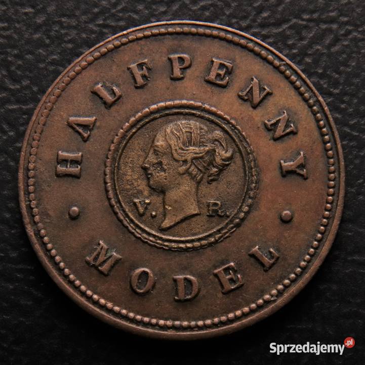 MONETA Wielka Brytania pensa ND 1844K80 mazowieckie Warszawa