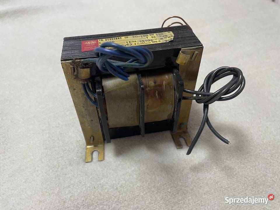 Transformator ochronny TO100 trafo 220V24V PRL zachodniopomorskie Kołobrzeg
