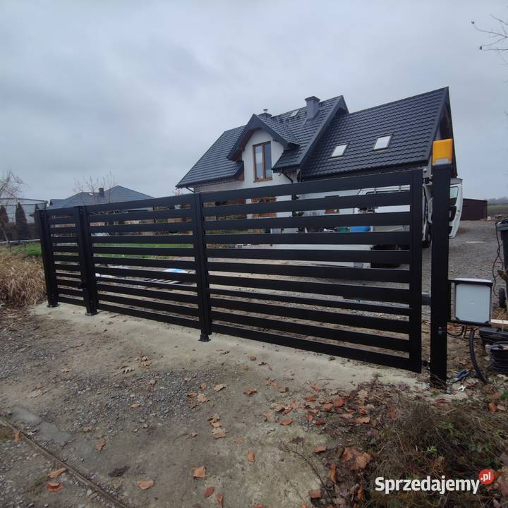 Brama skrzydłowa 4m furtka 1m Komplet do montażu sprzedam
