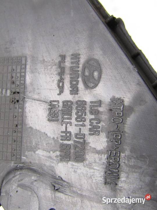 KRATKA ATRAPA ZDERZAKA ŚRODKOWA PRZEDNIA HYUNDAI