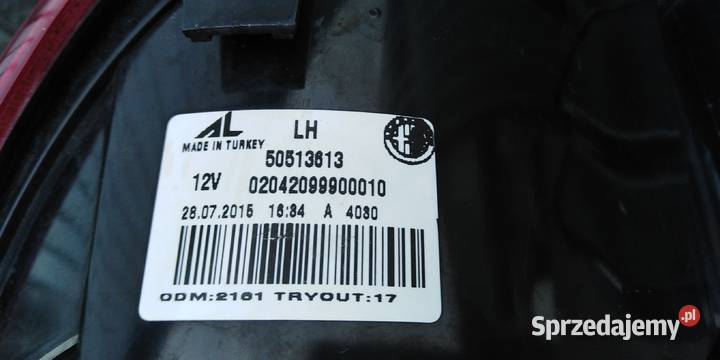 lampa lewy tył alfa romeo giulietta oryginał Pozostałe Przemyśl