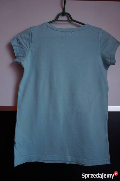 koszulka tshirt błękitna z napisami Cubus 134140 Toruń