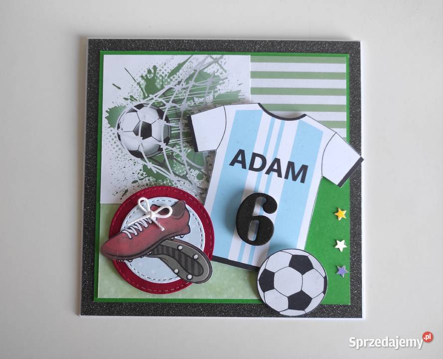 Personalizowana kartka ręcznie robiona na Łódź