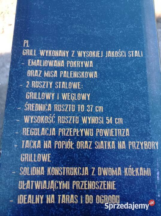 Grill na kulkach kula Grille węglowe sprzedam