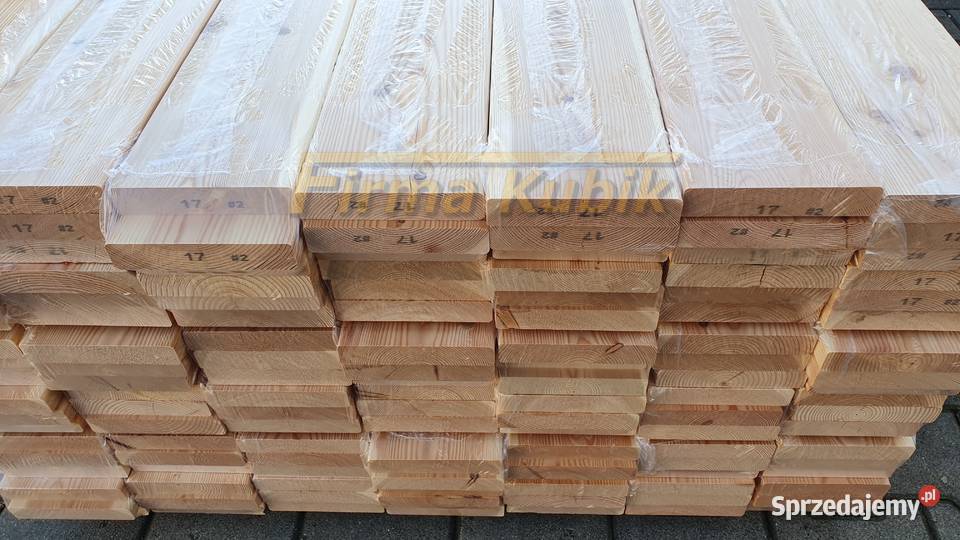 MODRZEW KANADYJSKI deska tarasowa 27x143 GŁADKI