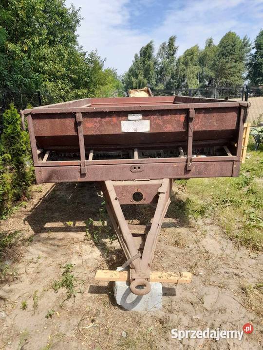 przyczepa jednoosiowa przyczepa nieuszkodzony Stryków