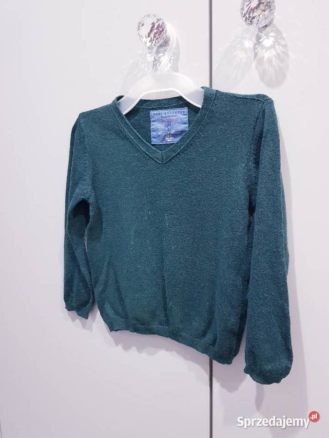 Chłopięcy dzianinowy sweterek z defektem zara