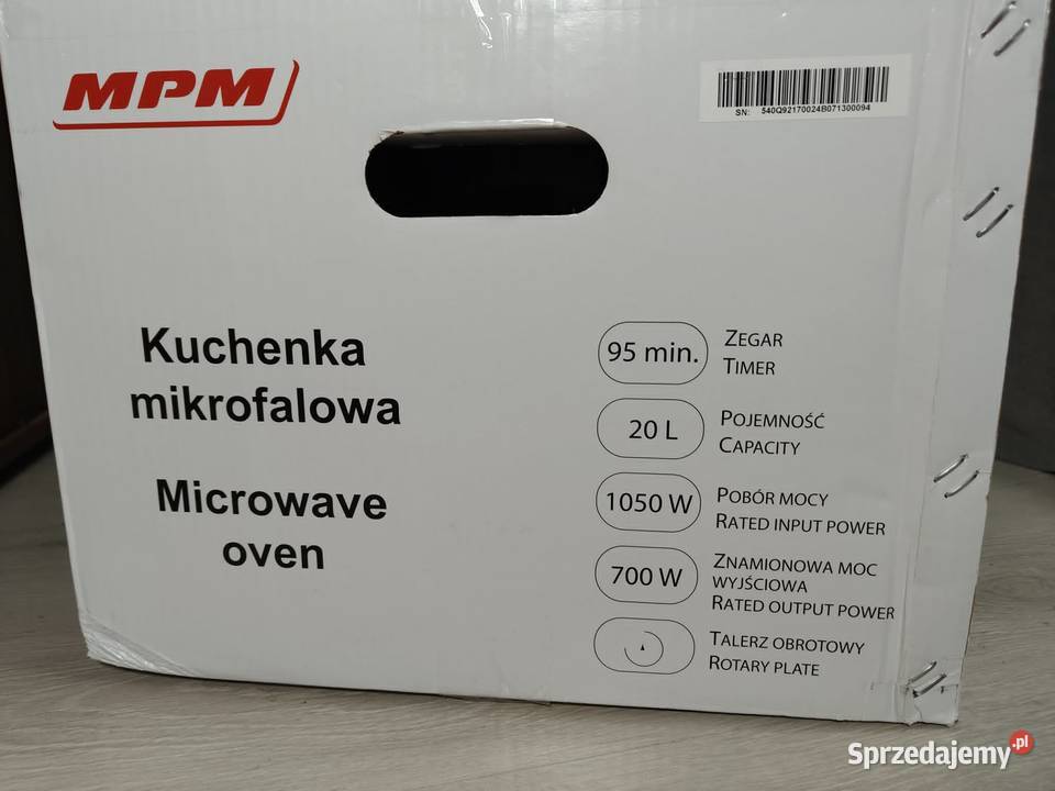 Kuchenka mikrofalowa wolnostojąca MPM 20KMT04 Żyrardów