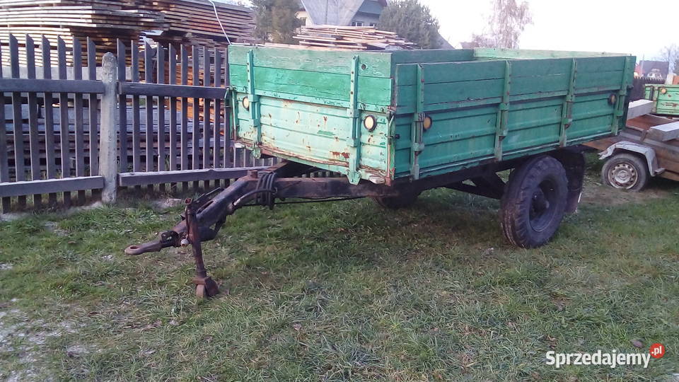 Przyczepka Rumunka jednoosiowa wywrotka Sidzina