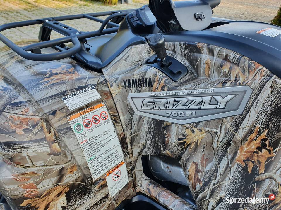 YAMAHA GRIZZLY 700 NOWY 1 WŁAŚCICIEL Motoryzacja łódzkie Kutno