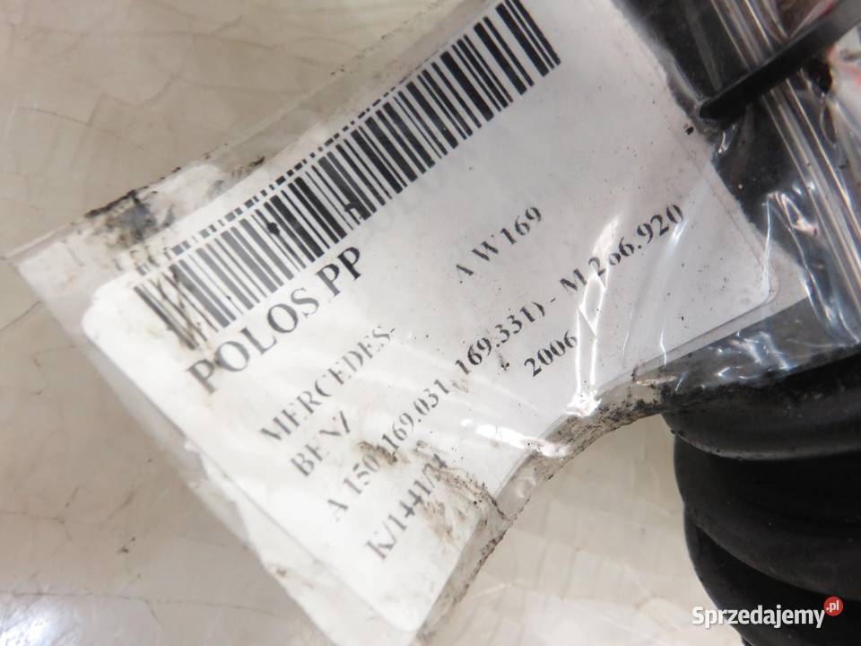 PÓŁOŚ PRAWA PRZEDNIA MERCEDES A W169 A 150