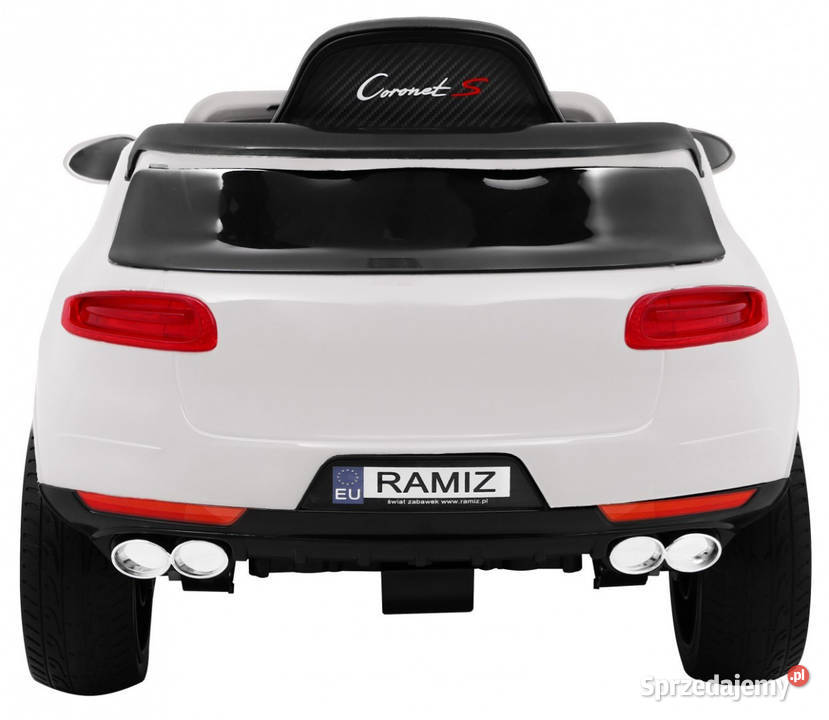 Autko TurboS na akumulator dzieci Biały auto świętokrzyskie Łopuszno