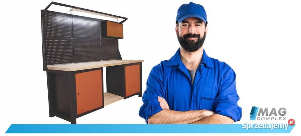 STÓŁ Warsztatowy P2119 DO GARAŻU WARSZTATU 40mm Bydgoszcz