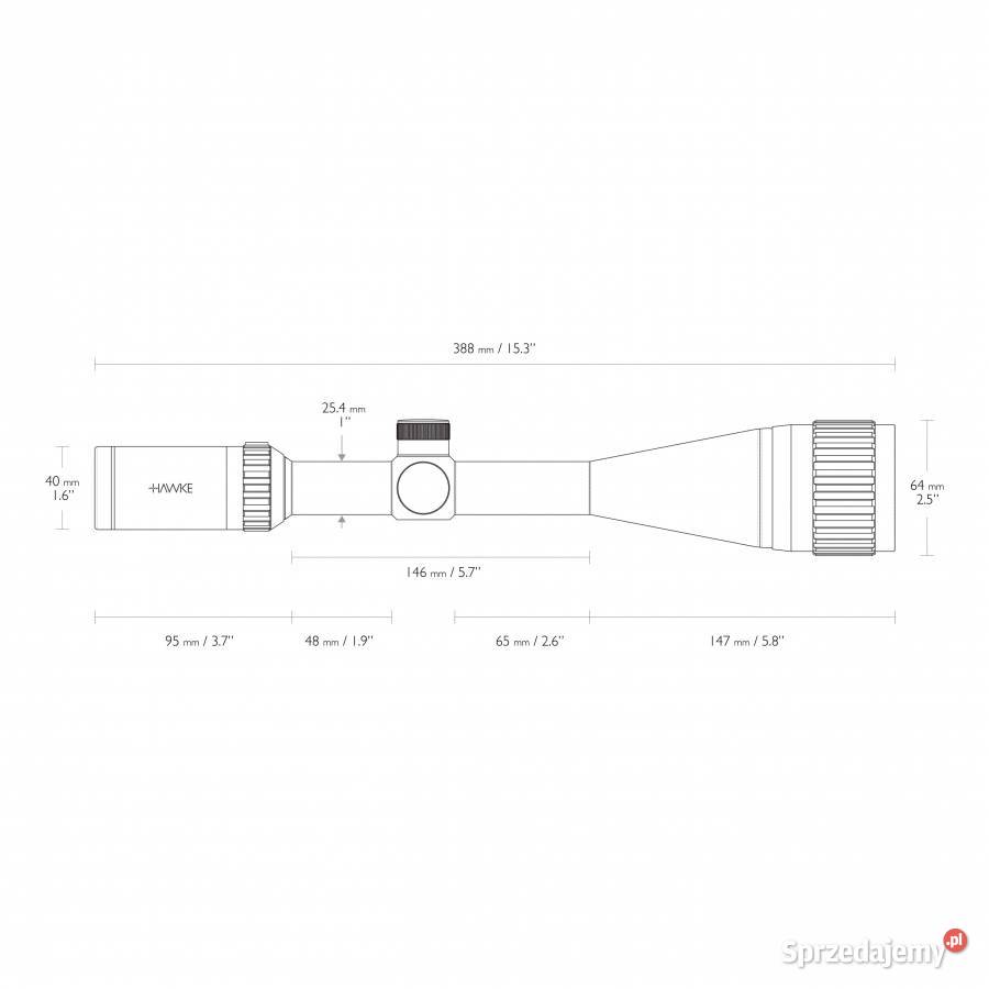 Luneta celownicza Hawke Vantage 1 416x50 AO IR wielkopolskie Przyłęki
