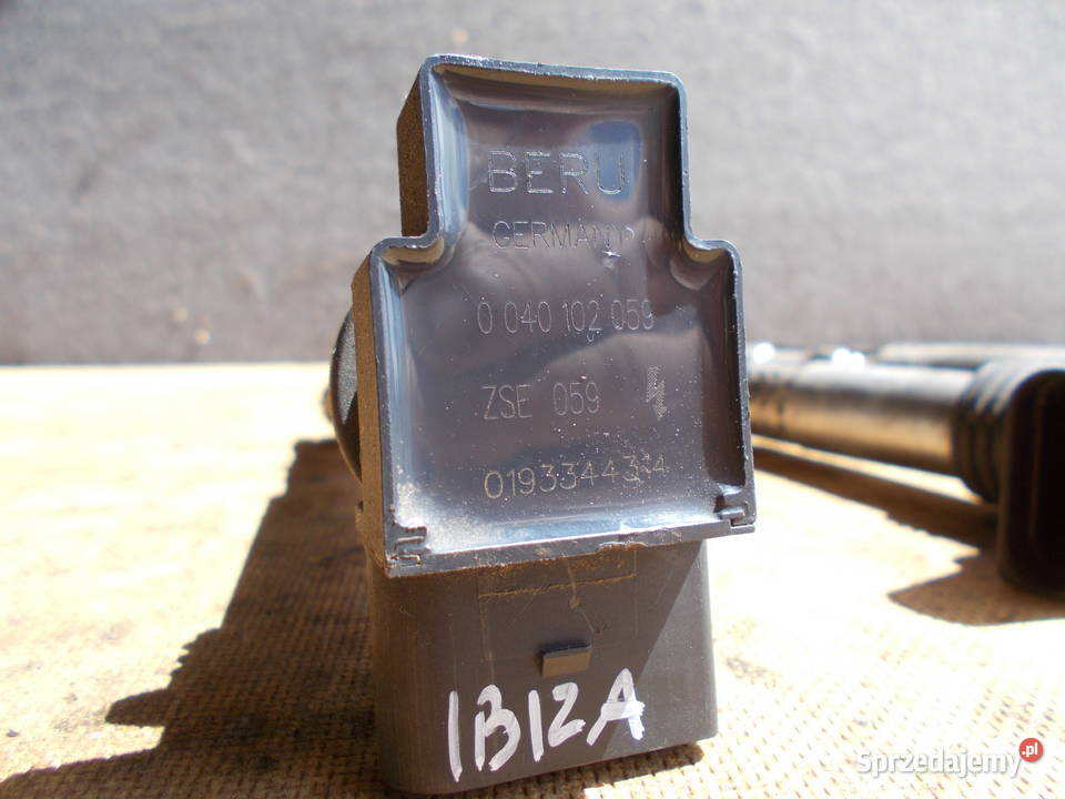 seat IBIZA 12 08r cewka zapłonowa 0040102059 osobowe Układ elektryczny silnika Zamość sprzedam