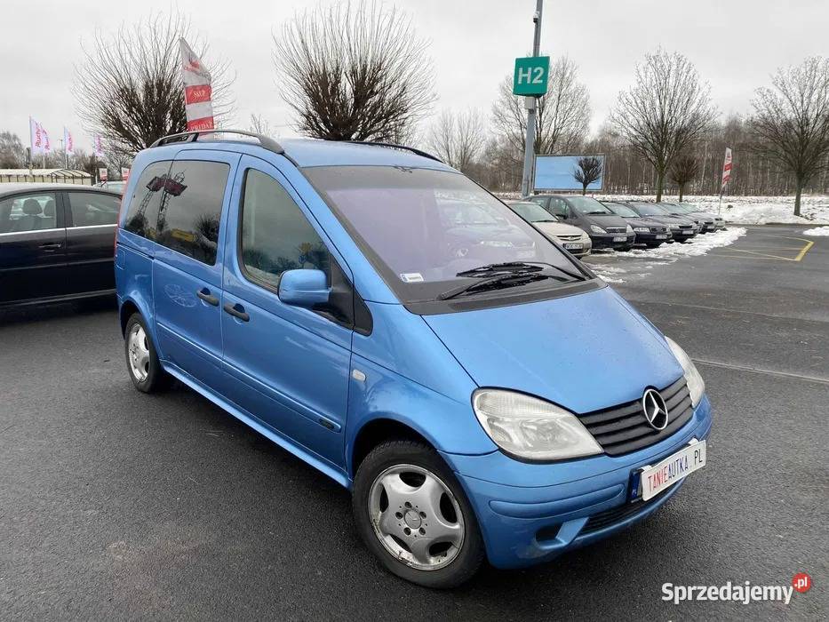 Mercedes Vaneo 16 Benzyna 2002 7 OSOBOWY Łódź