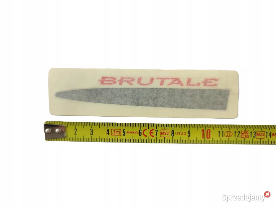 NAKLEJKA BRUTALE NA BAK PRAWA STR MV AGUSTA