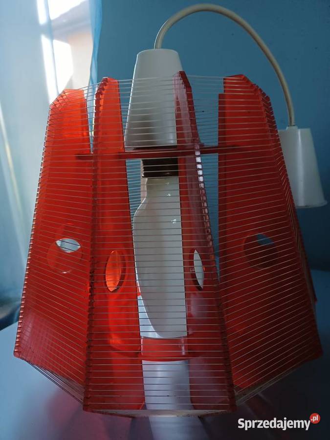 Żyrandol żyłkowy PRL Łódź