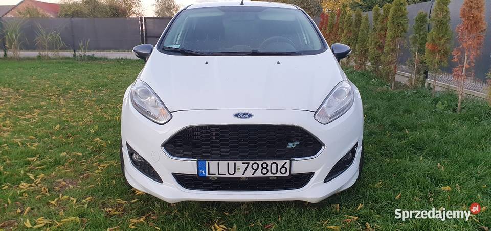 Ford fiesta 14r 10 ecoboost PRZEBIEG 65 ledy hak biały lubelskie Łuków