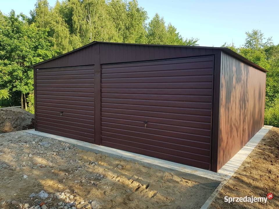 Garaż Blaszany ORZECH Garaż Drewnopodobny 20m2 Zamość