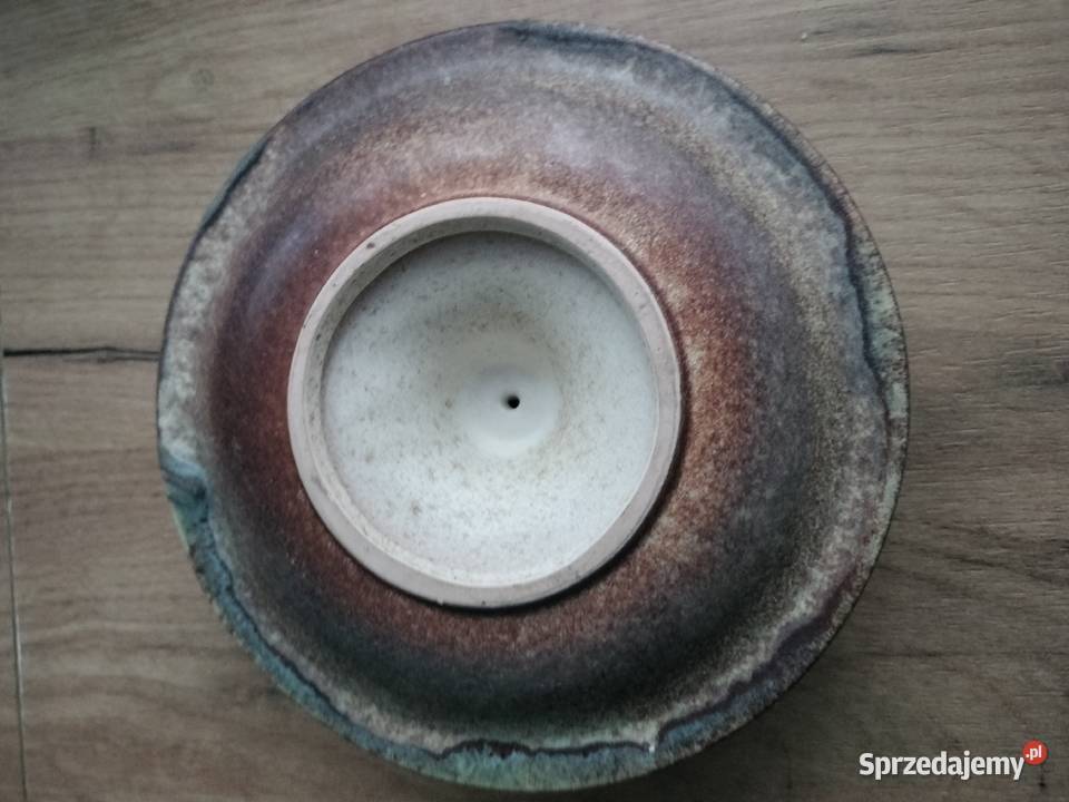 Duży ceramiczny kaganek świecznik Choszczno sprzedam