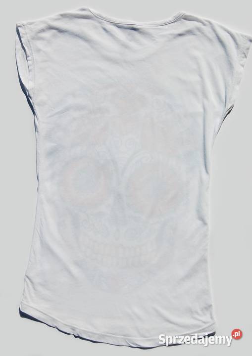 Santa Muerte czaszka bluzka z krótkim rękawem