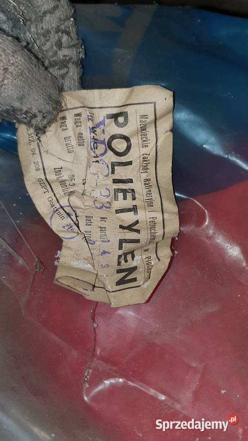 Polietylen worek granulat mazowieckie zakłady Warszawa