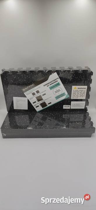 Mata puzzle gumowa 10mm siłownia dom 24 sztuki mazowieckie Ząbki sprzedam