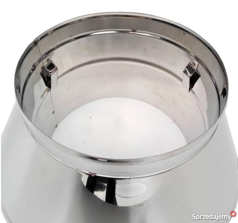 Stożek dyfuzor ustnik zakończenie komina 180mm