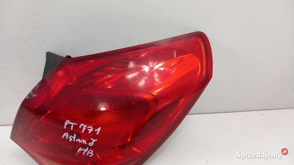 OPEL ASTRA J HB LAMPA TYŁ PRAWA Zbierkowo