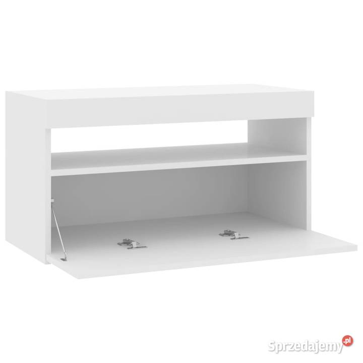 Szafka pod TV z oświetleniem LED biała 75x35x40 sprzedam