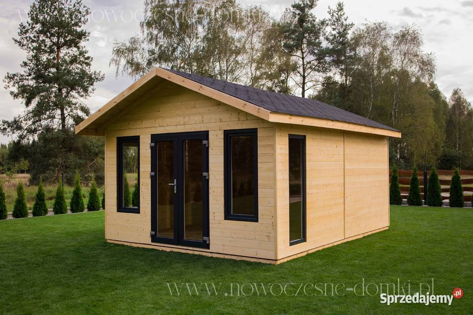 Drewniany domek ogrodowy Leon 2 wym 4x4m Olsztyn