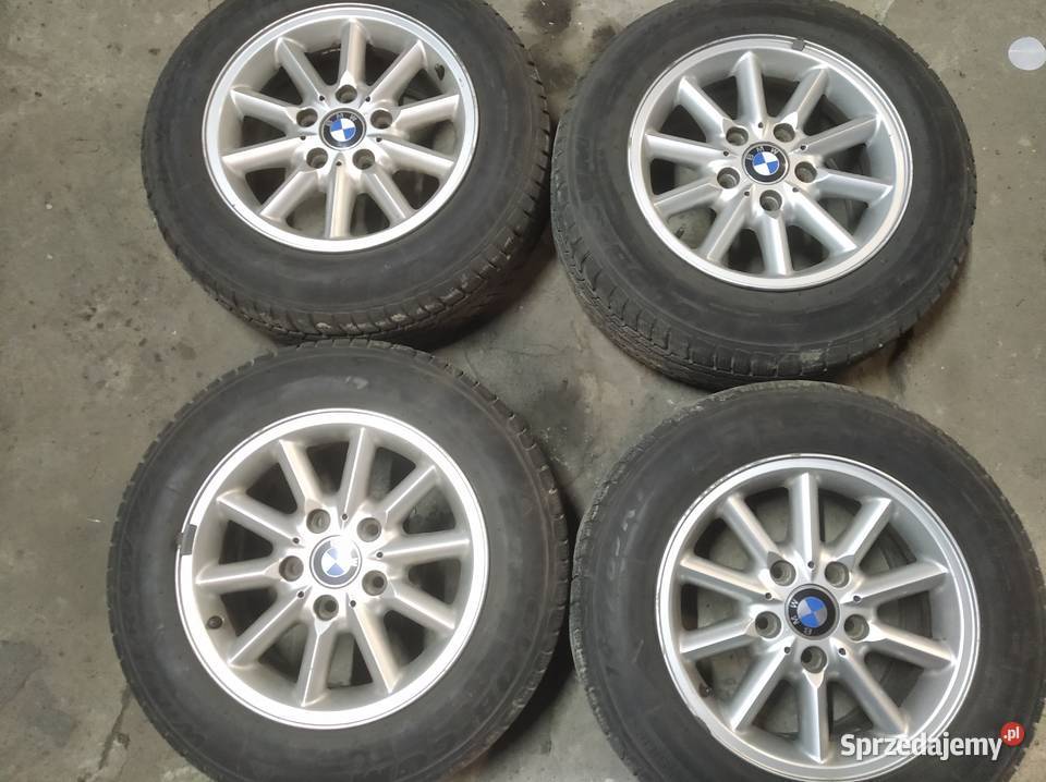 Koła Aluminiowe BMW 5x120 r15 z oponami zimowymi Radzyń Podlaski
