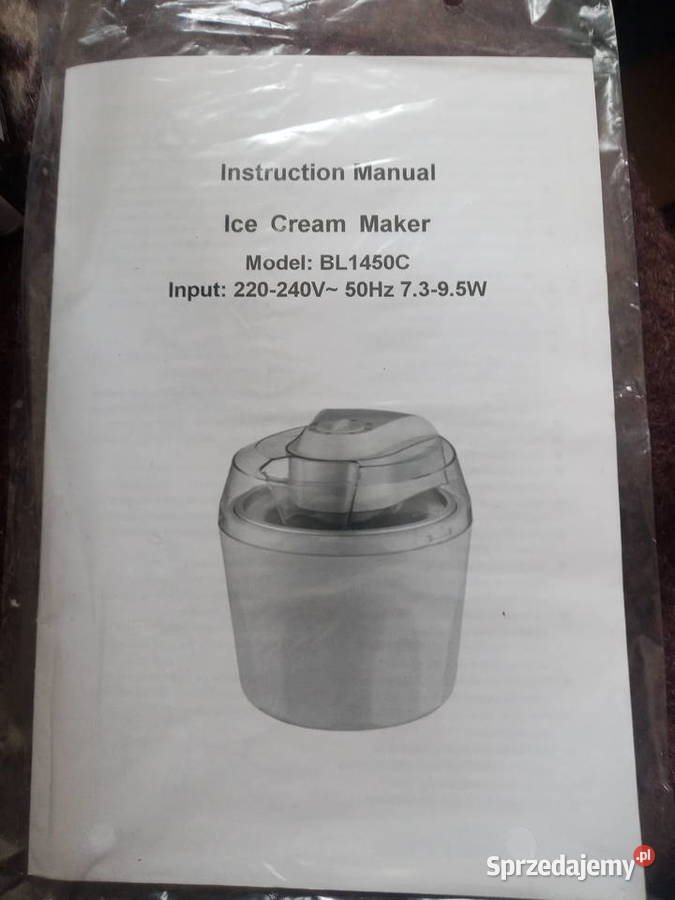 Nowa maszynka do lodów Sweet Alice AGD drobne zachodniopomorskie Stargard