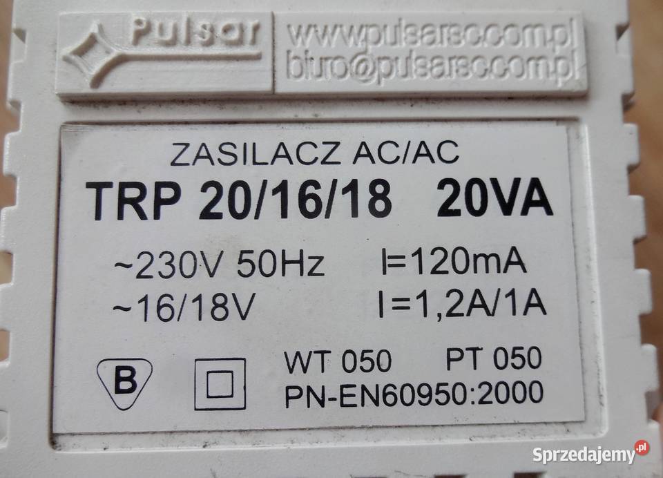 Zasilacz 16v 18v prąd przemienny Elektronika Szczecin