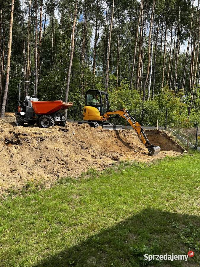 Usługi Minikoparką Koparką 25T Prace ziemne Łódź Wykopy, roboty ziemne łódzkie